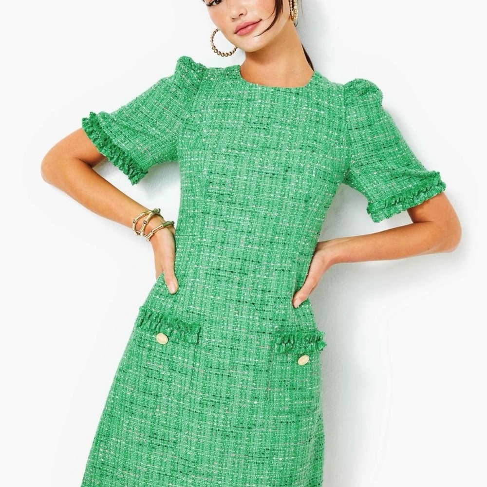Lilly Pulitzer Vibrant Green Midi Dress